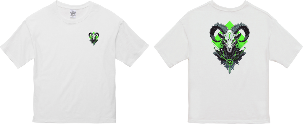 100%纯棉超大T恤 | Mascot-Goat-006