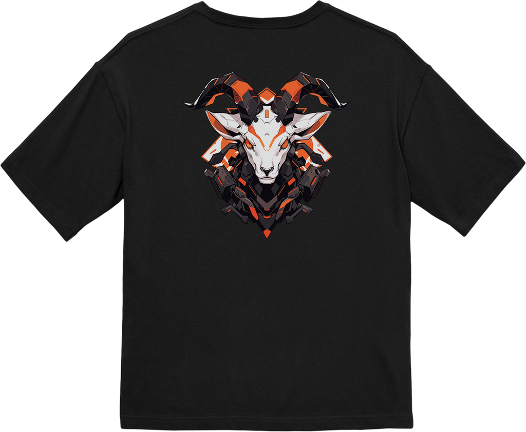 100%纯棉超大T恤 | Mascot-Goat-008