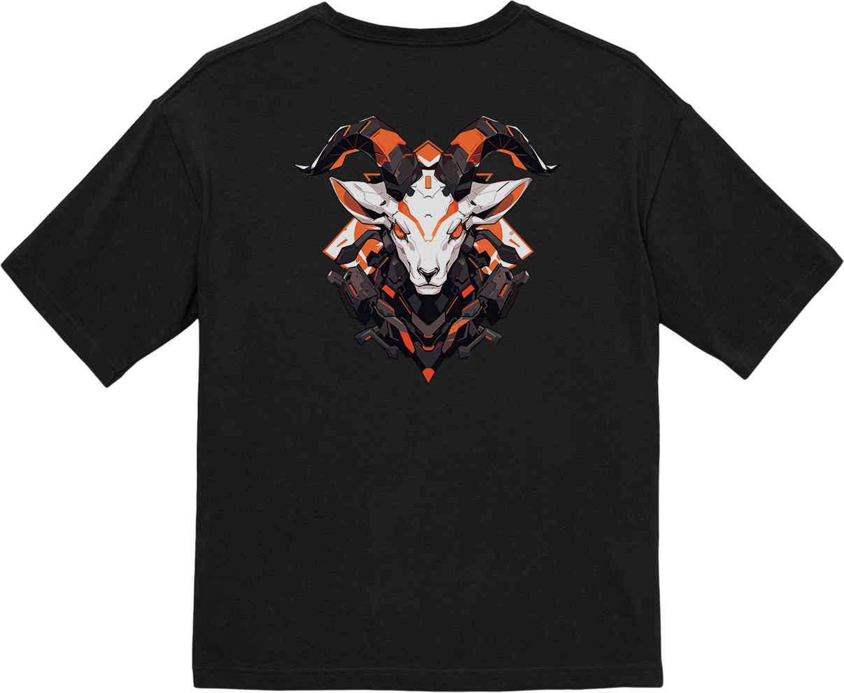 100%纯棉超大T恤 | Mascot-Goat-008