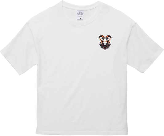 100% Cotton Oversized Tee | Mascot-Goat-008