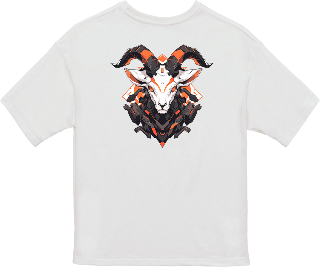 100%纯棉超大T恤 | Mascot-Goat-008