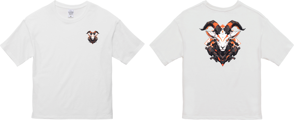 100%纯棉超大T恤 | Mascot-Goat-008