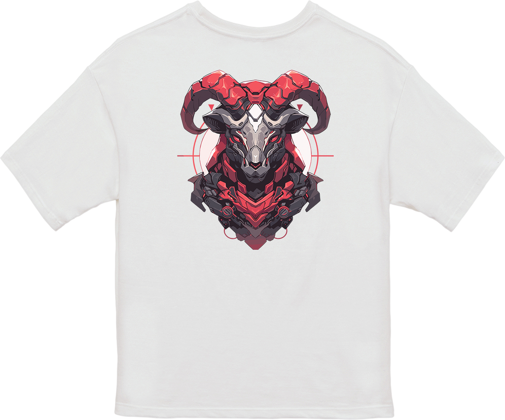 100%纯棉超大T恤 | Mascot-Goat-009