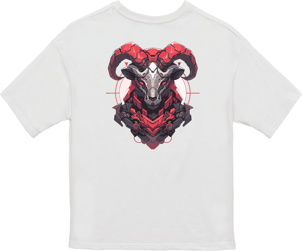 100%纯棉超大T恤 | Mascot-Goat-009