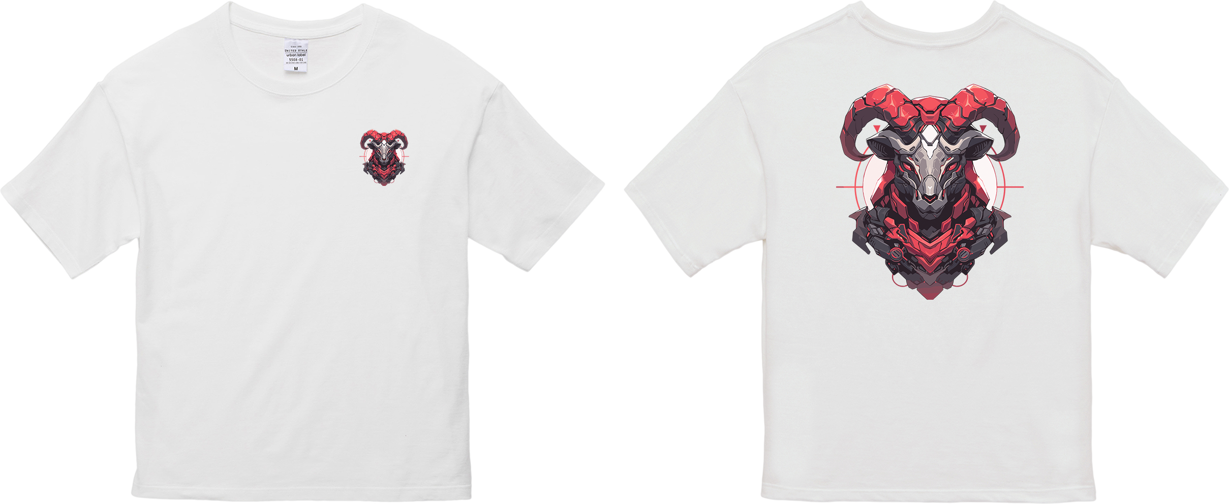 100%纯棉超大T恤 | Mascot-Goat-009