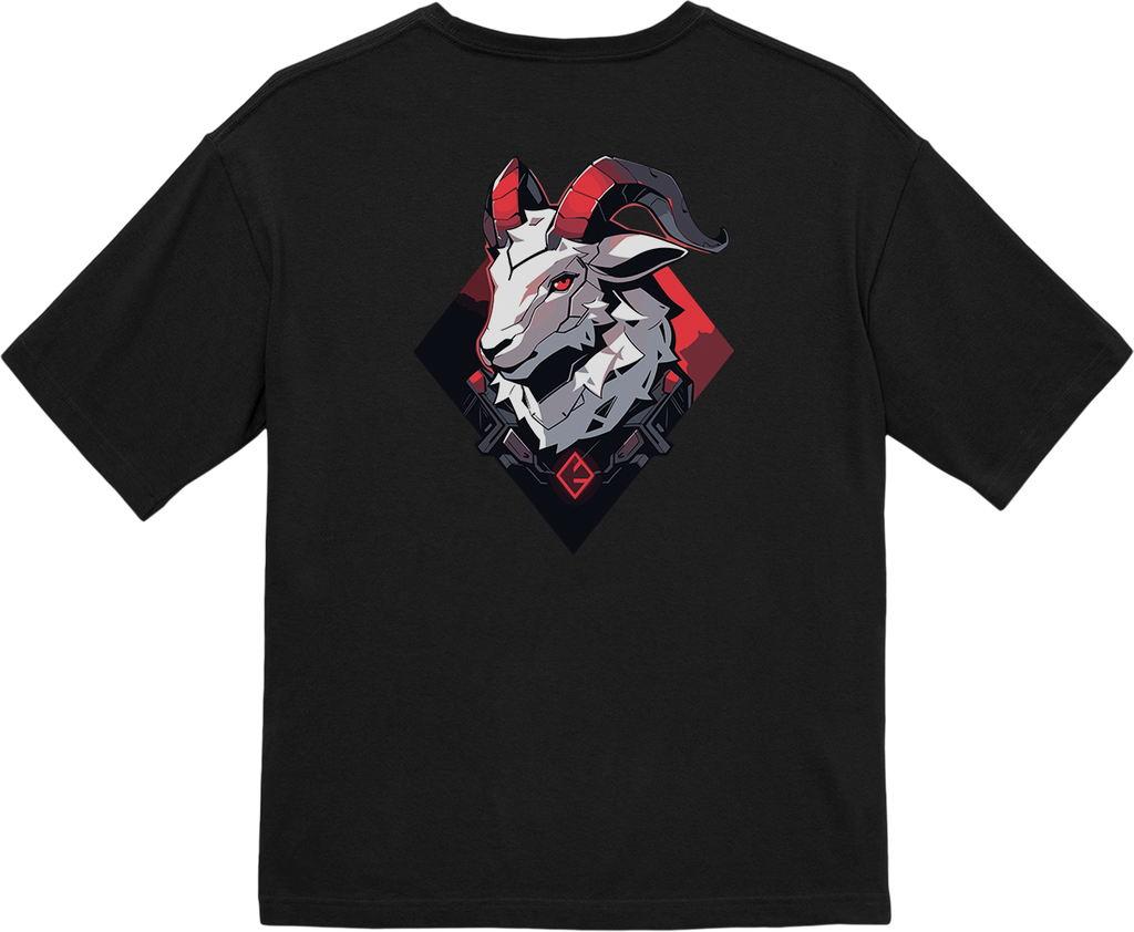 100%纯棉超大T恤 | Mascot-Goat-010