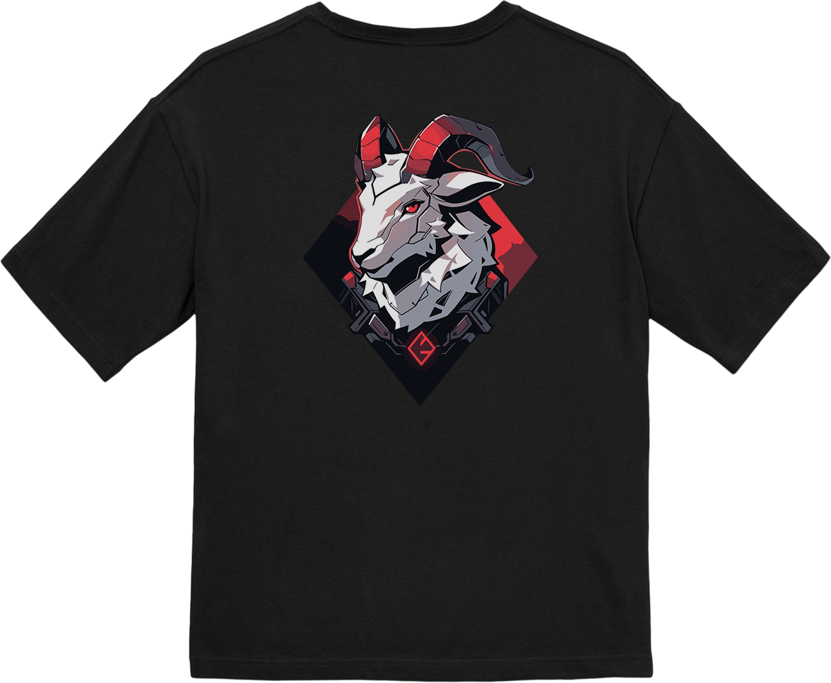 100%纯棉超大T恤 | Mascot-Goat-010