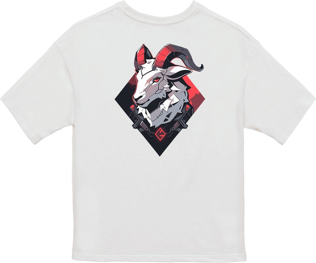 100%纯棉超大T恤 | Mascot-Goat-010