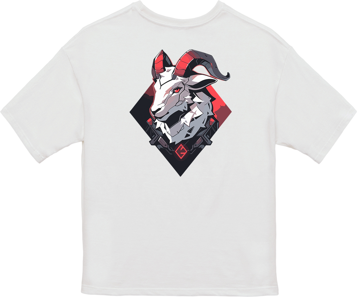 100%纯棉超大T恤 | Mascot-Goat-010