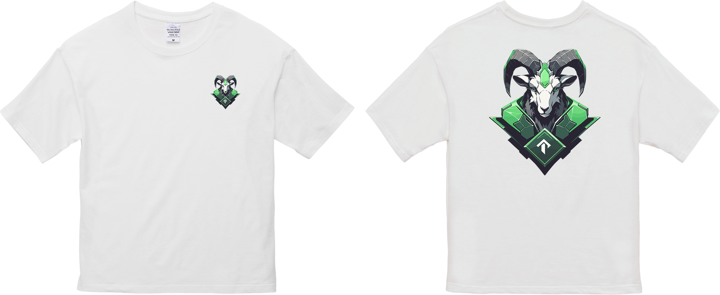 100%纯棉超大T恤 | Mascot-Goat-011