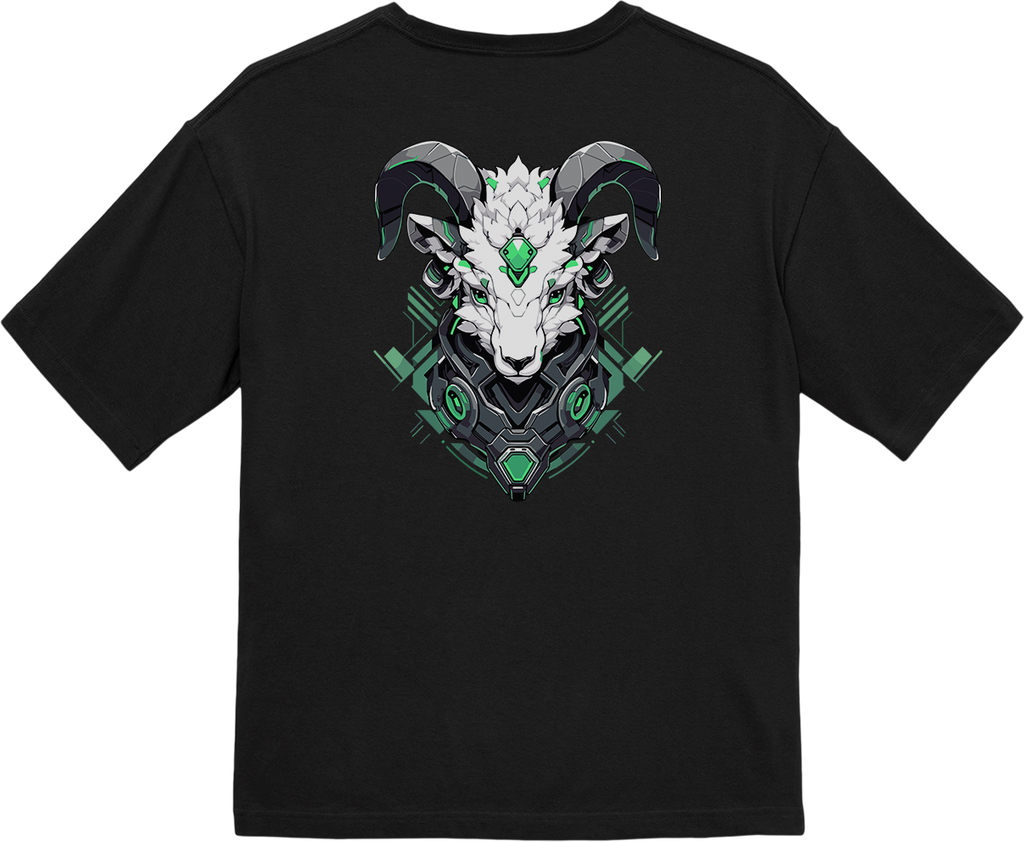100%纯棉超大T恤 | Mascot-Goat-012