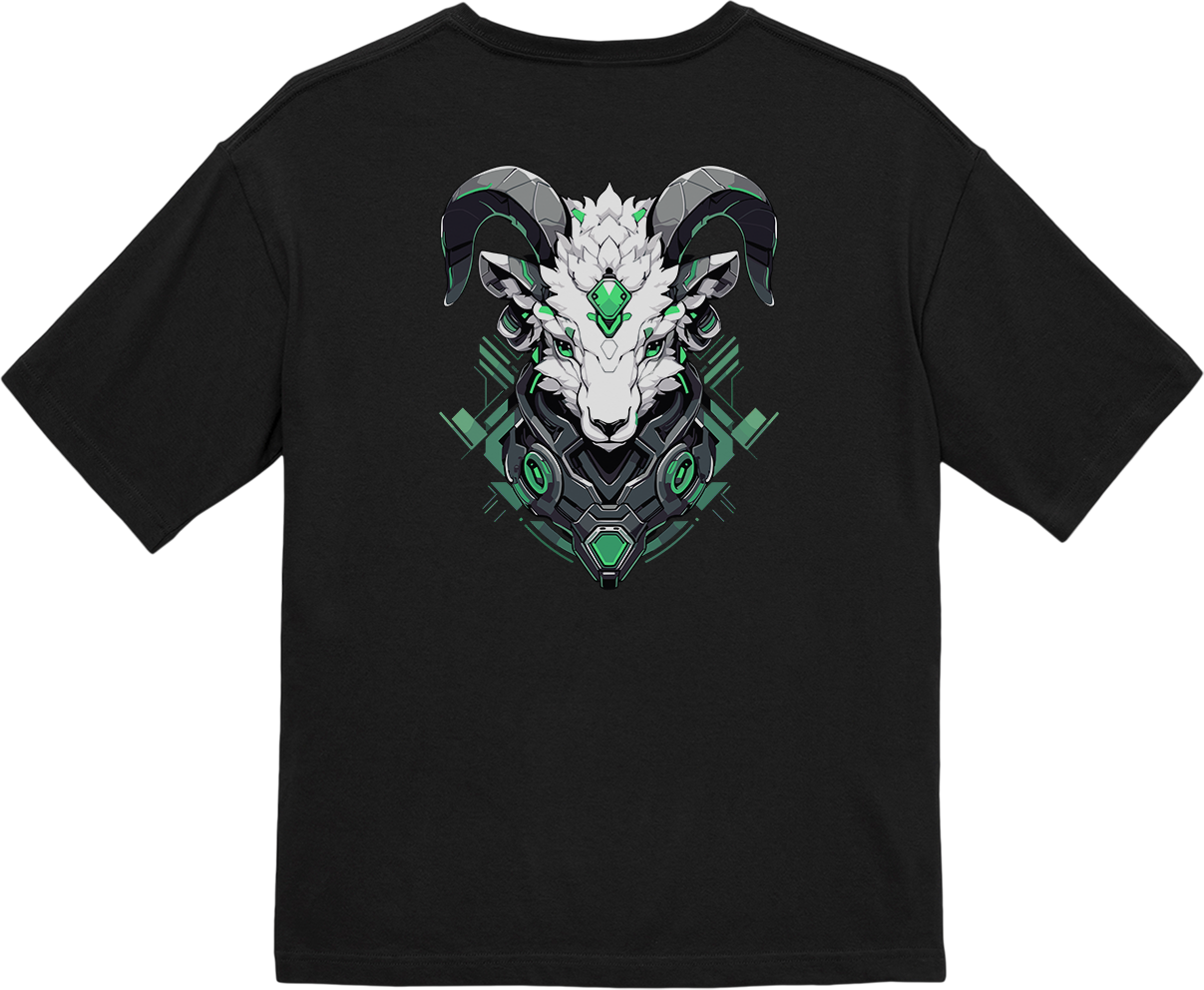 100%纯棉超大T恤 | Mascot-Goat-012