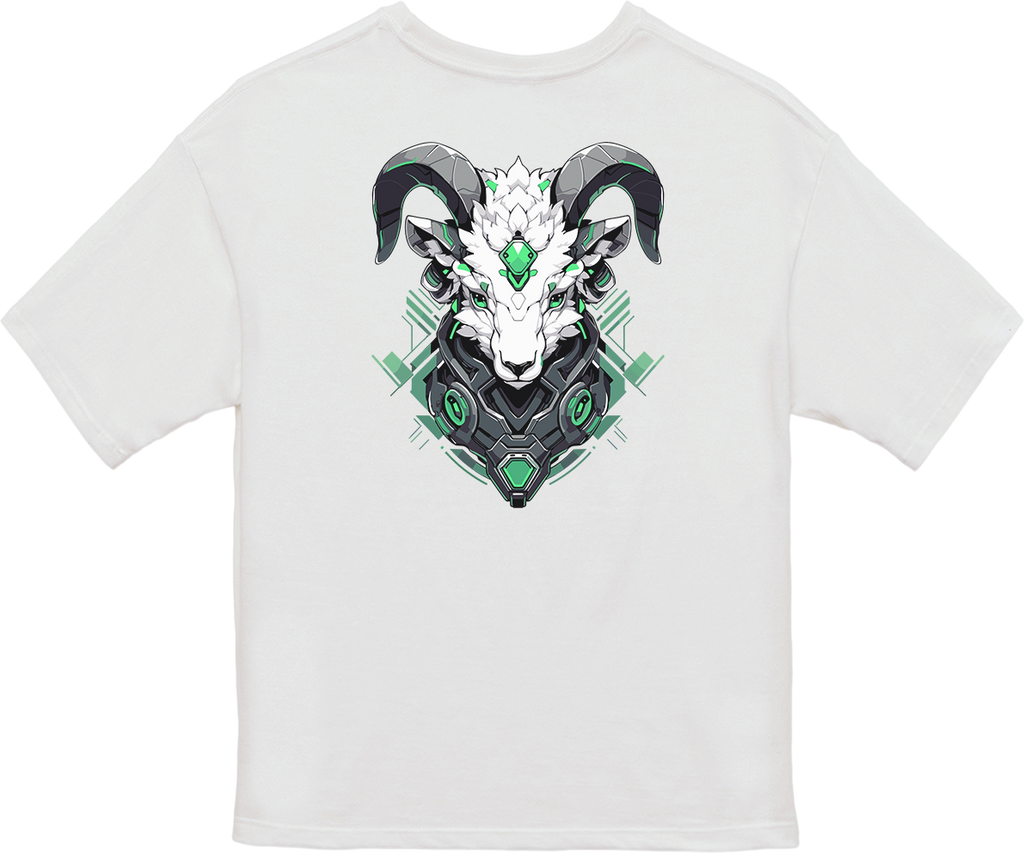 100%纯棉超大T恤 | Mascot-Goat-012