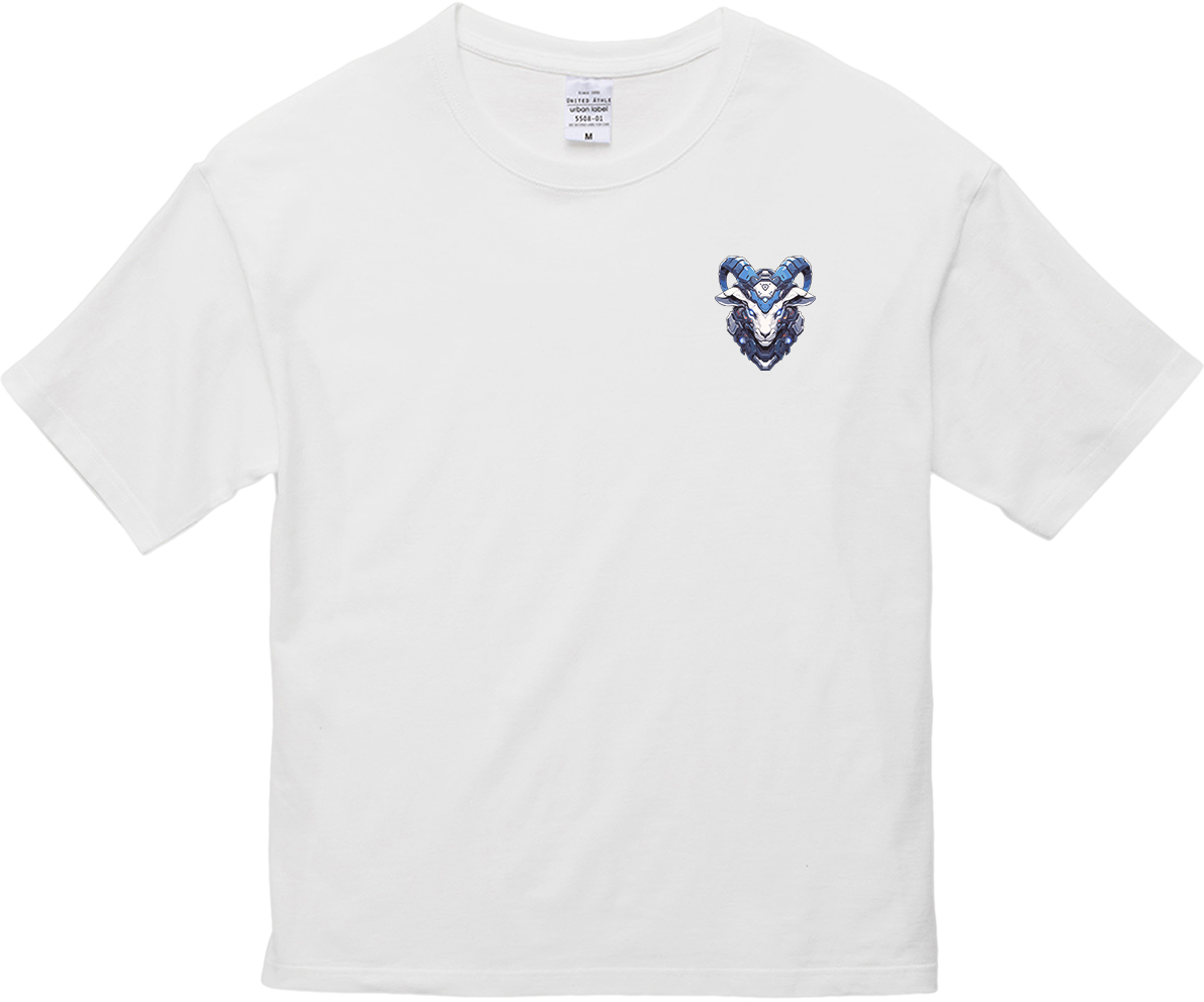 100%纯棉超大T恤 | Mascot-Goat-013