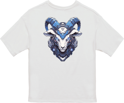 100% Cotton Oversized Tee | Mascot-Goat-013