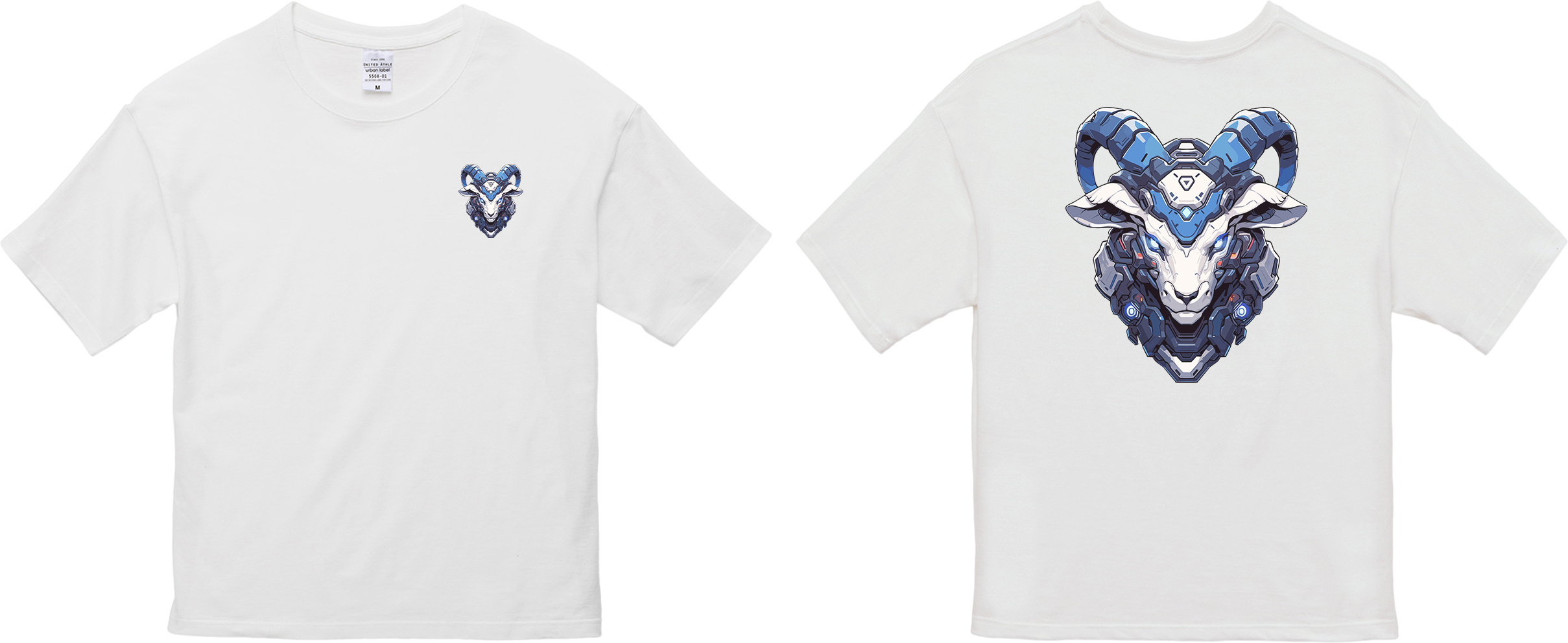 100%纯棉超大T恤 | Mascot-Goat-013