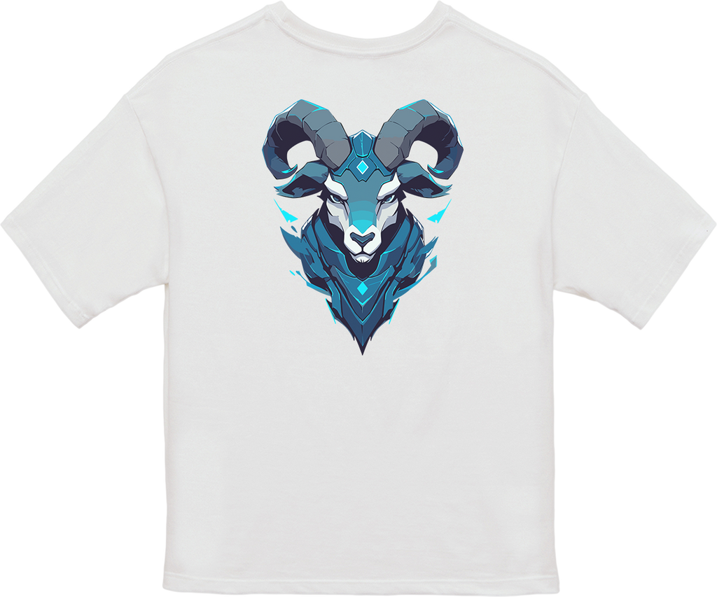 100%纯棉超大T恤 | Mascot-Goat-014
