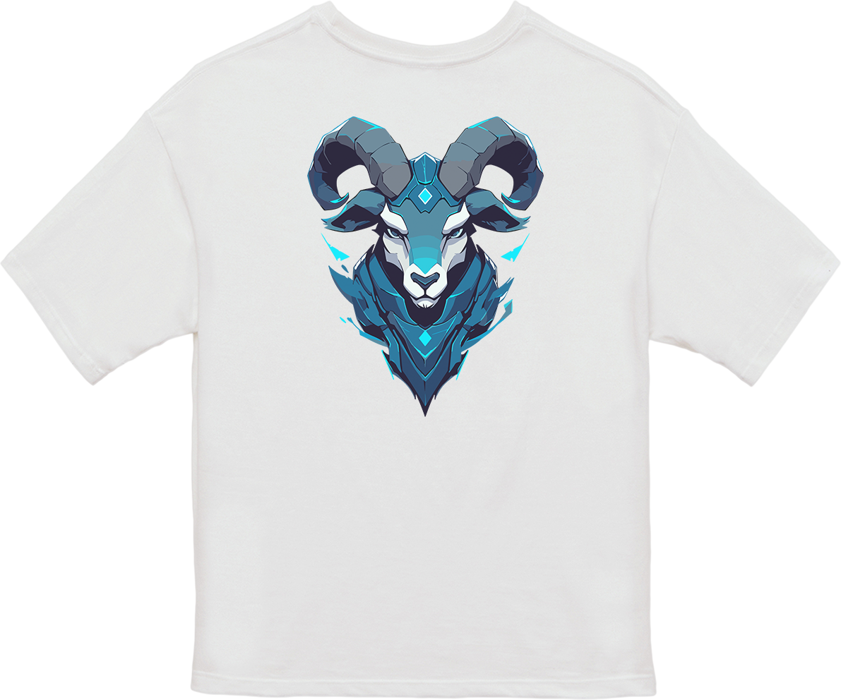 100%纯棉超大T恤 | Mascot-Goat-014