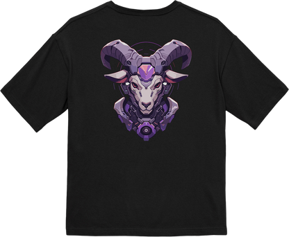 100% Cotton Oversized Tee | Mascot-Goat-015