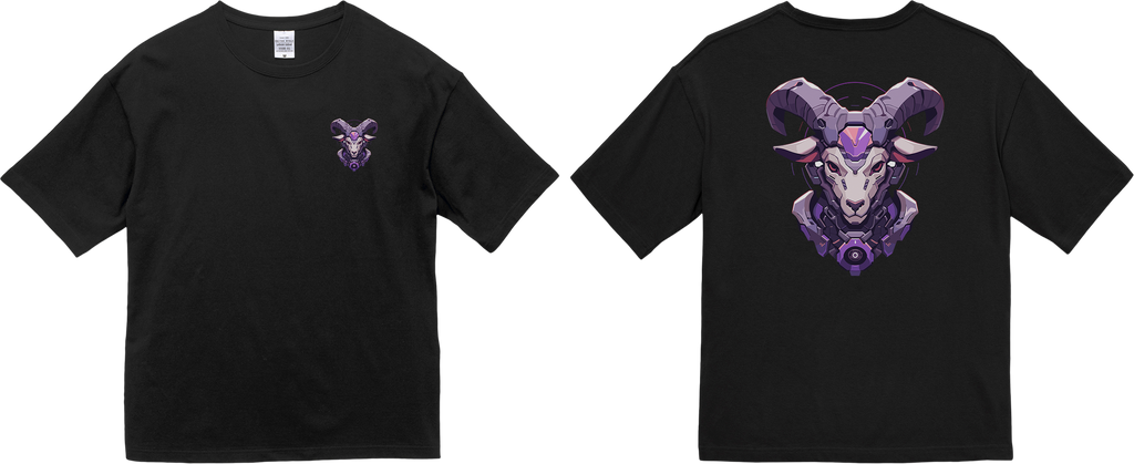 100%纯棉超大T恤 | Mascot-Goat-015