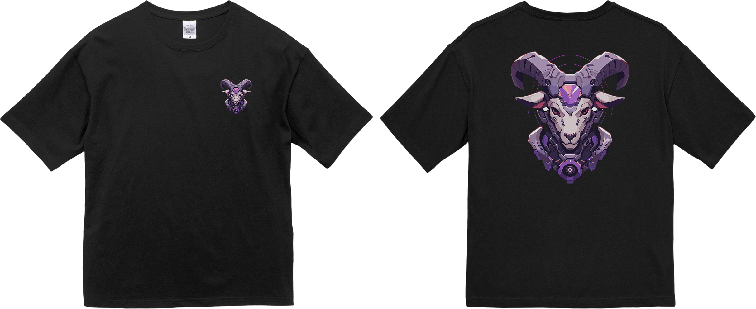 100%纯棉超大T恤 | Mascot-Goat-015