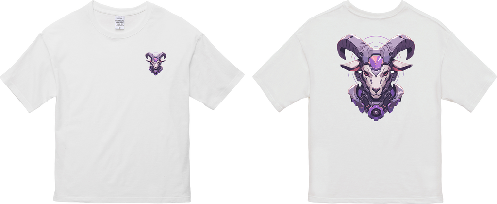 100%纯棉超大T恤 | Mascot-Goat-015