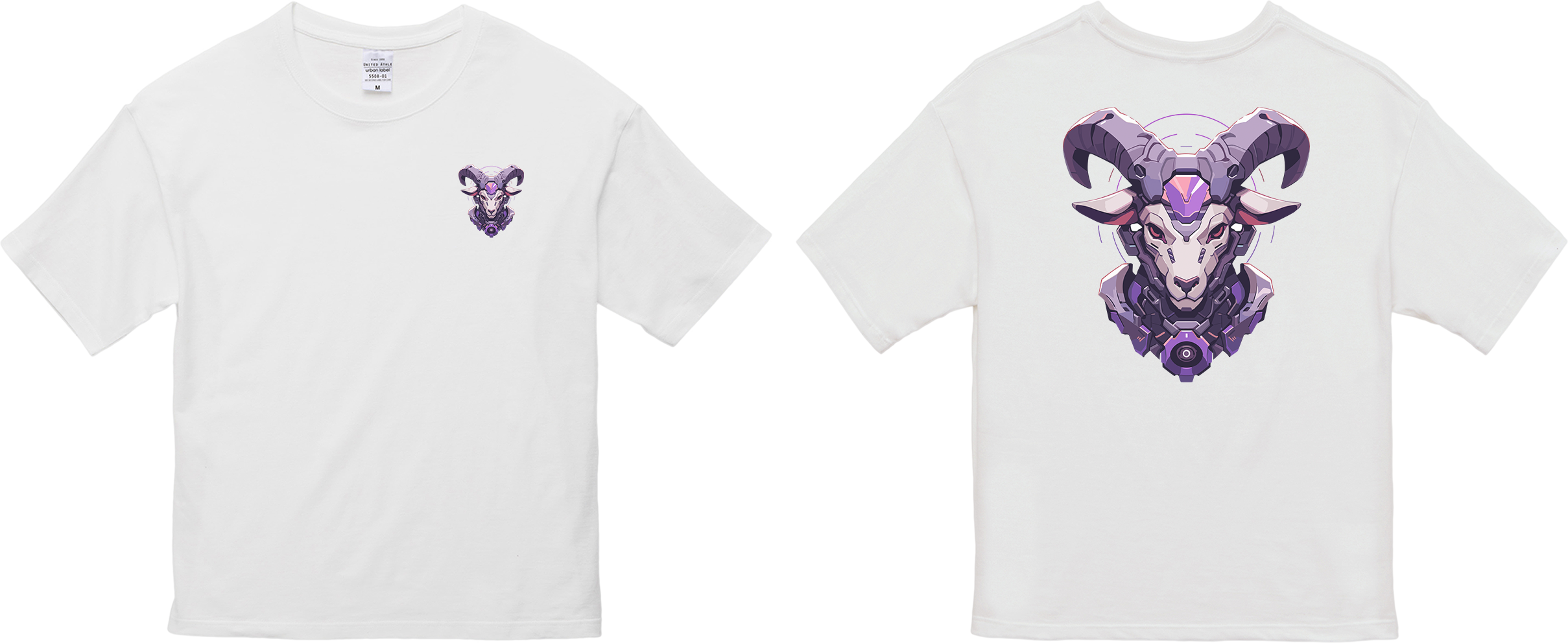 100%纯棉超大T恤 | Mascot-Goat-015