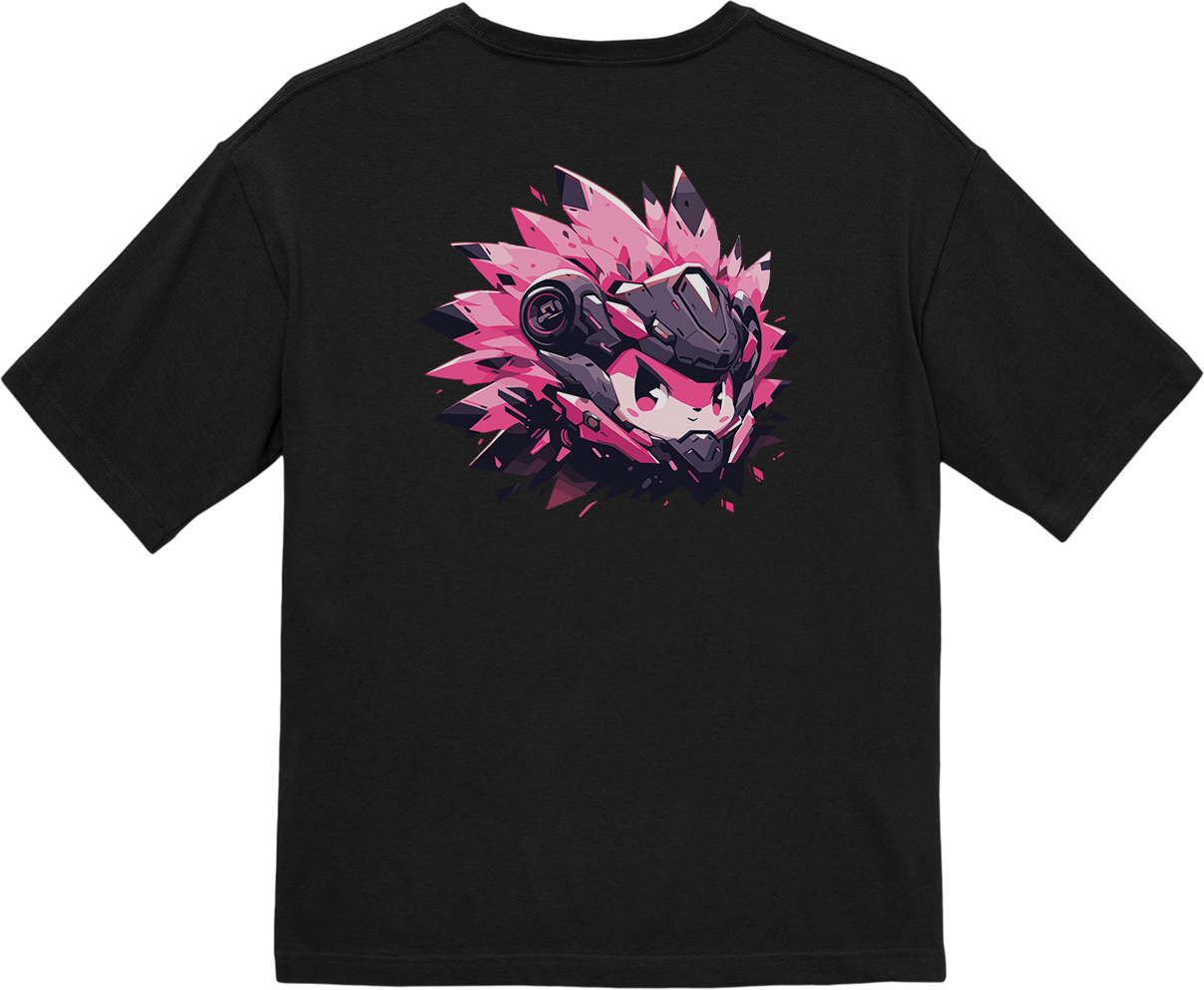100%纯棉超大T恤 | Mascot-Hedgehog-002