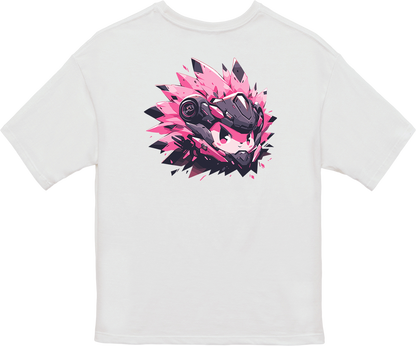 100% Cotton Oversized Tee | Mascot-Hedgehog-002