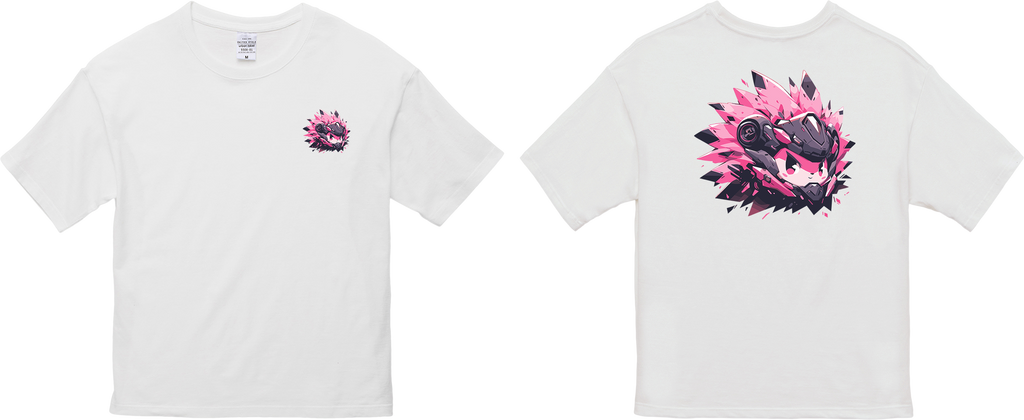 100%纯棉超大T恤 | Mascot-Hedgehog-002