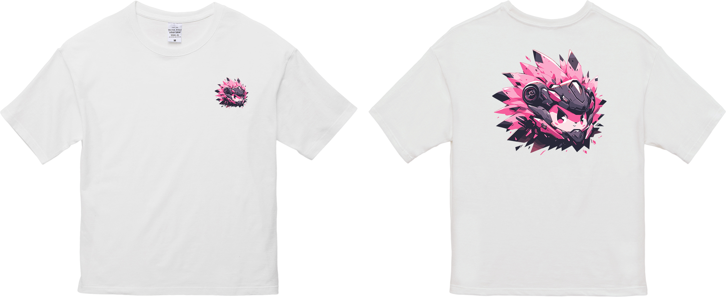 100%纯棉超大T恤 | Mascot-Hedgehog-002