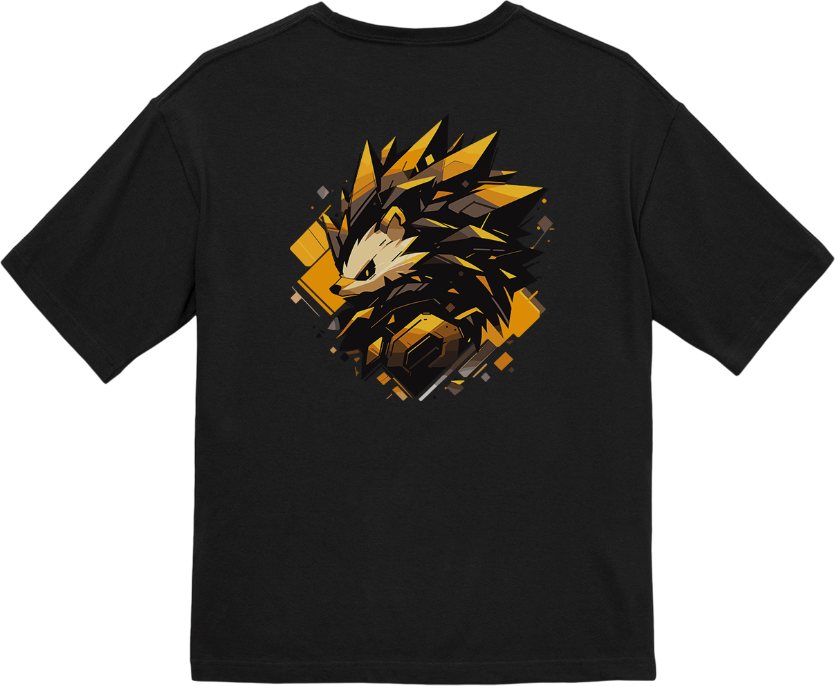 100%纯棉超大T恤 | Mascot-Hedgehog-003