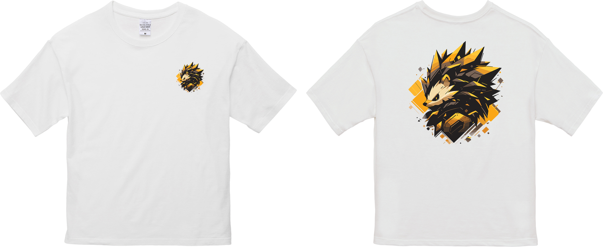 100%纯棉超大T恤 | Mascot-Hedgehog-003