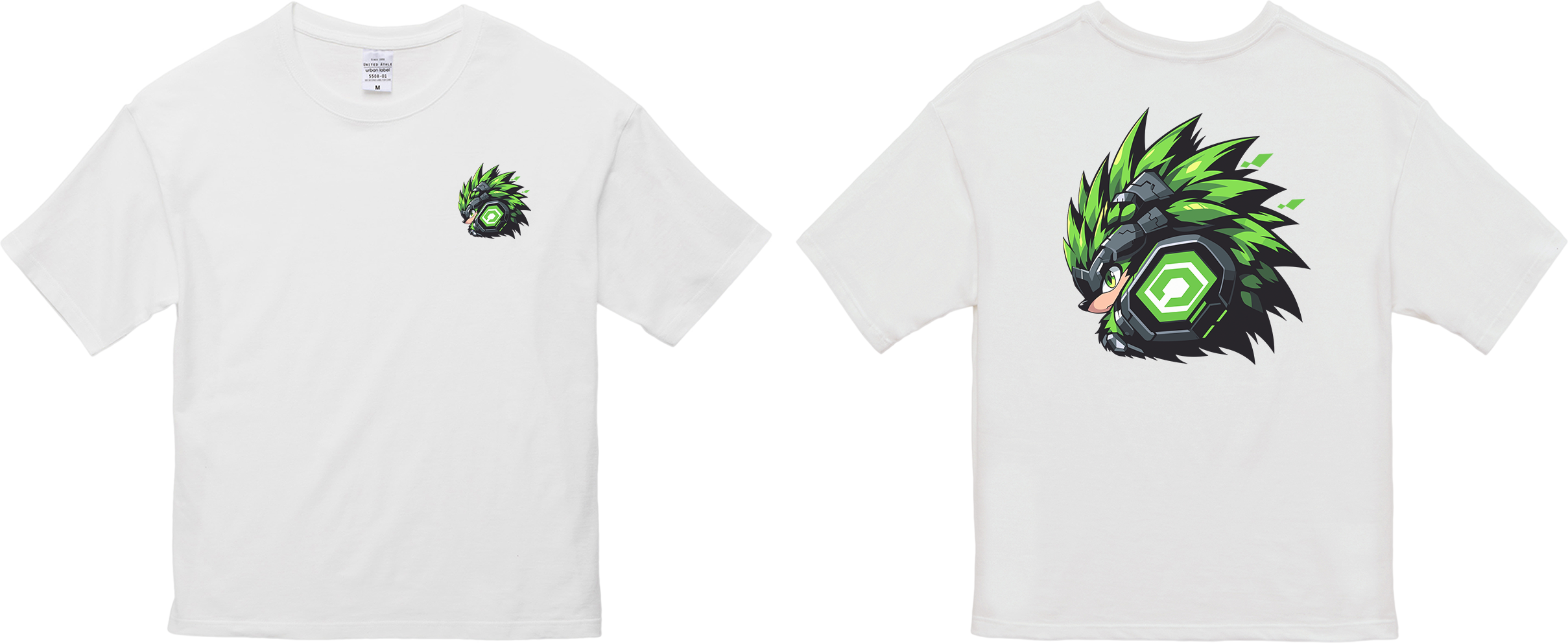 100%纯棉超大T恤 | Mascot-Hedgehog-005