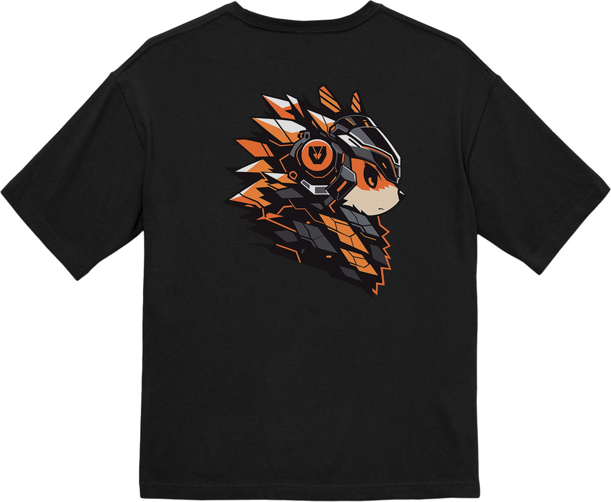 100%纯棉超大T恤 | Mascot-Hedgehog-007