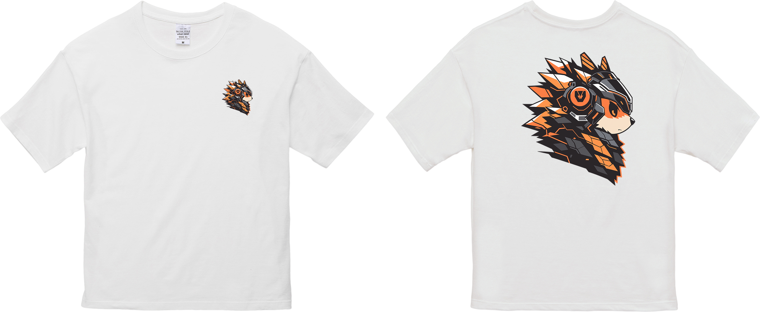100%纯棉超大T恤 | Mascot-Hedgehog-007