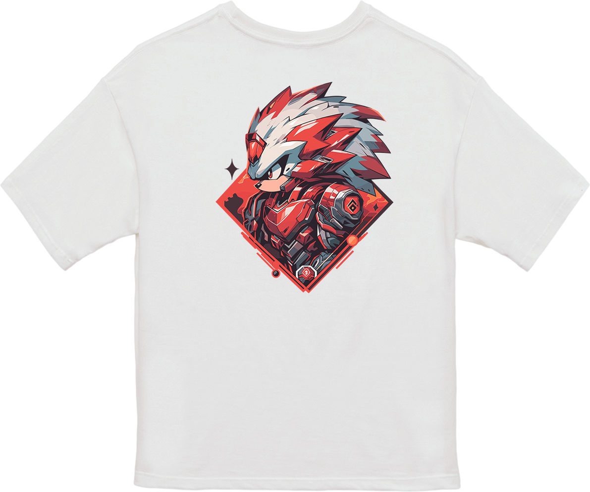100%纯棉超大T恤 | Mascot-Hedgehog-009