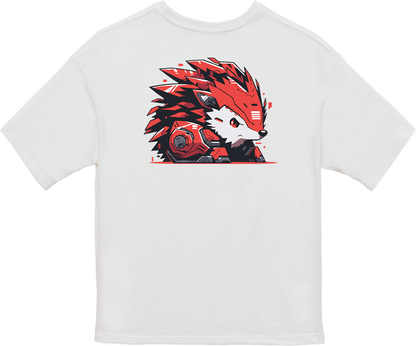 100% Cotton Oversized Tee | Mascot-Hedgehog-010