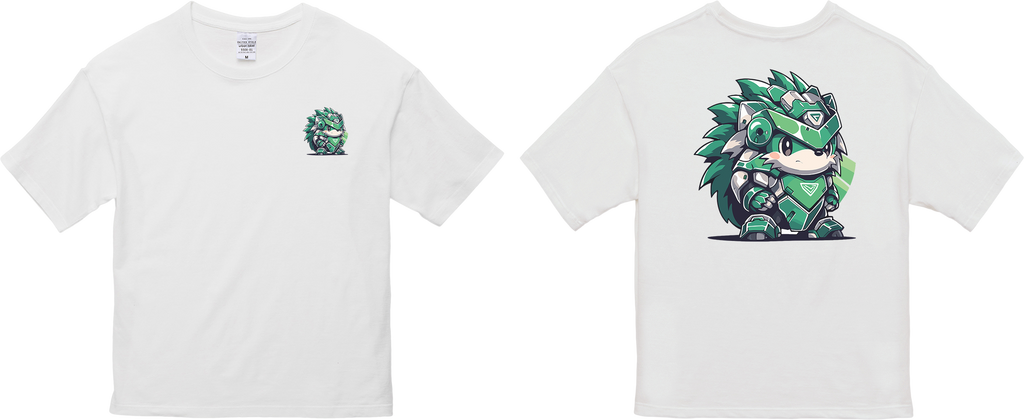 100%纯棉超大T恤 | Mascot-Hedgehog-012