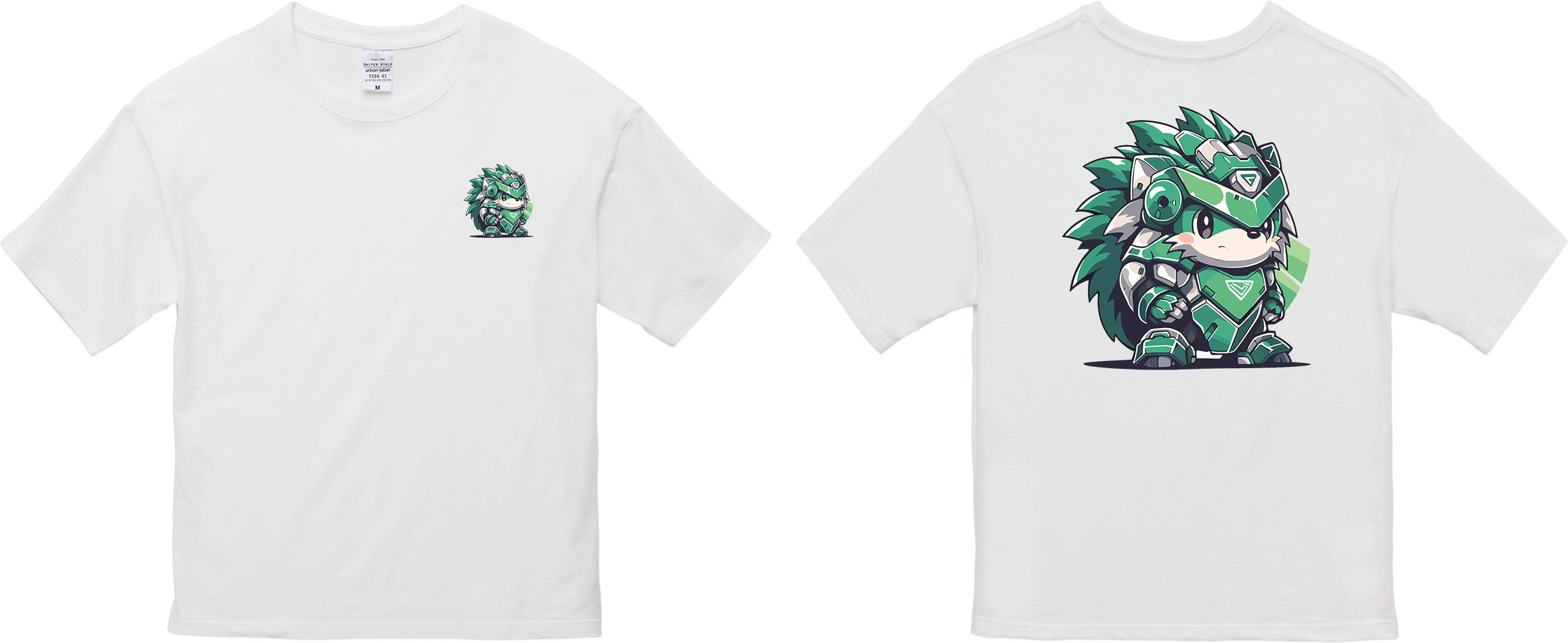 100%纯棉超大T恤 | Mascot-Hedgehog-012