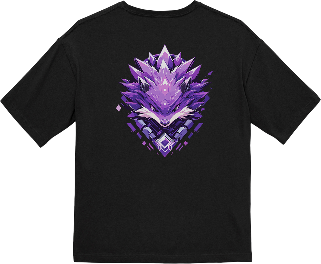 100% Cotton Oversized Tee | Mascot-Hedgehog-015