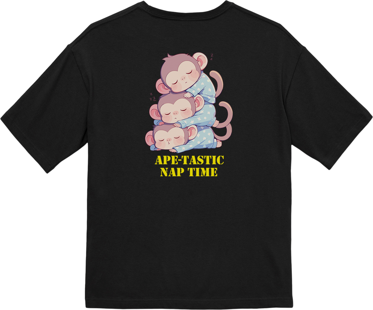 100% Cotton Oversized Tee | Kawaii-Ape-003