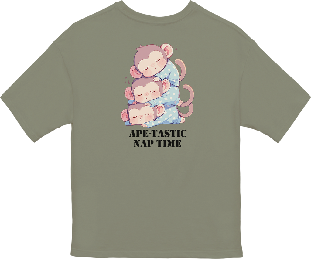 100% 纯棉超大T恤 | Kawaii-Ape-003