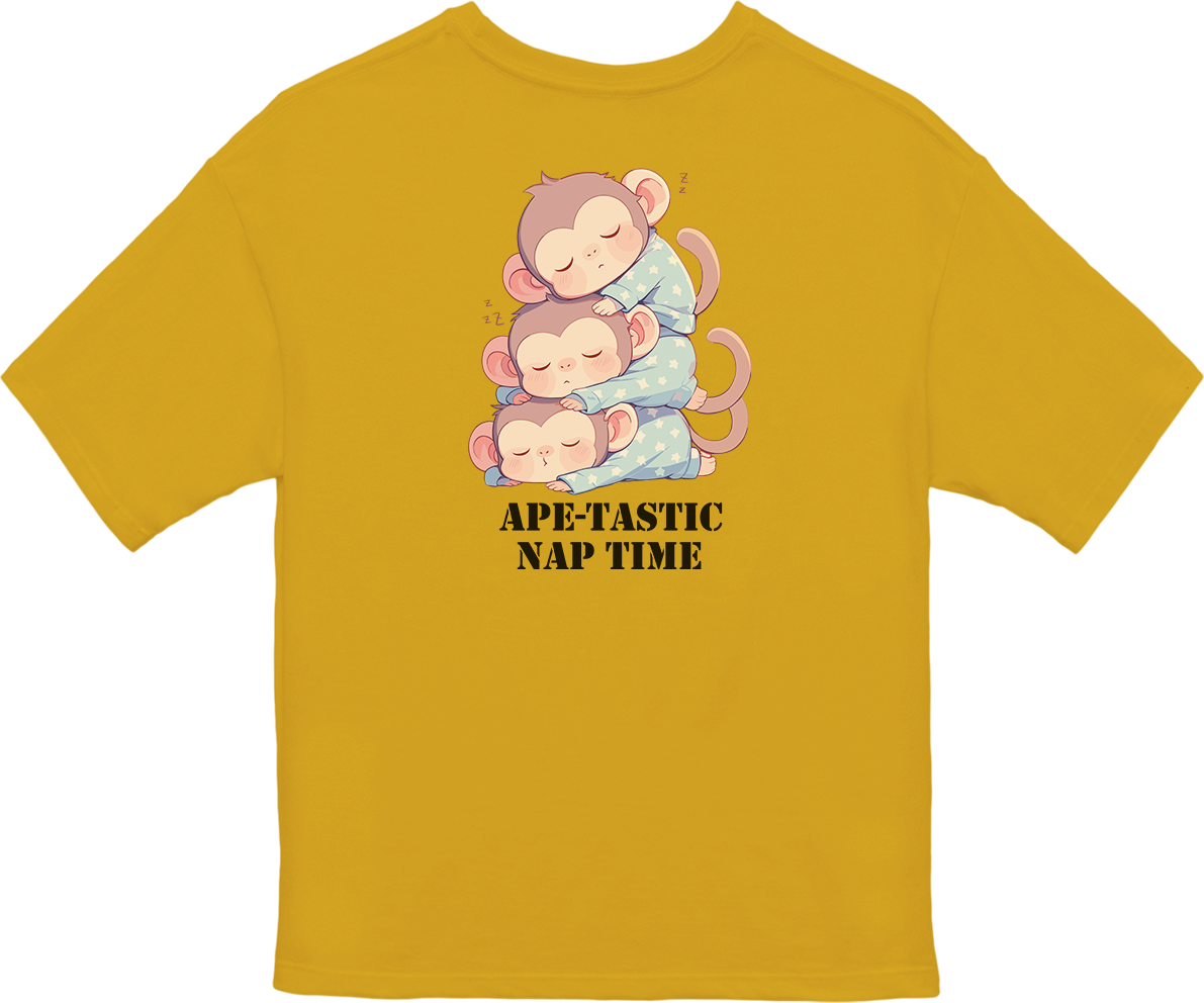 100% Cotton Oversized Tee | Kawaii-Ape-003