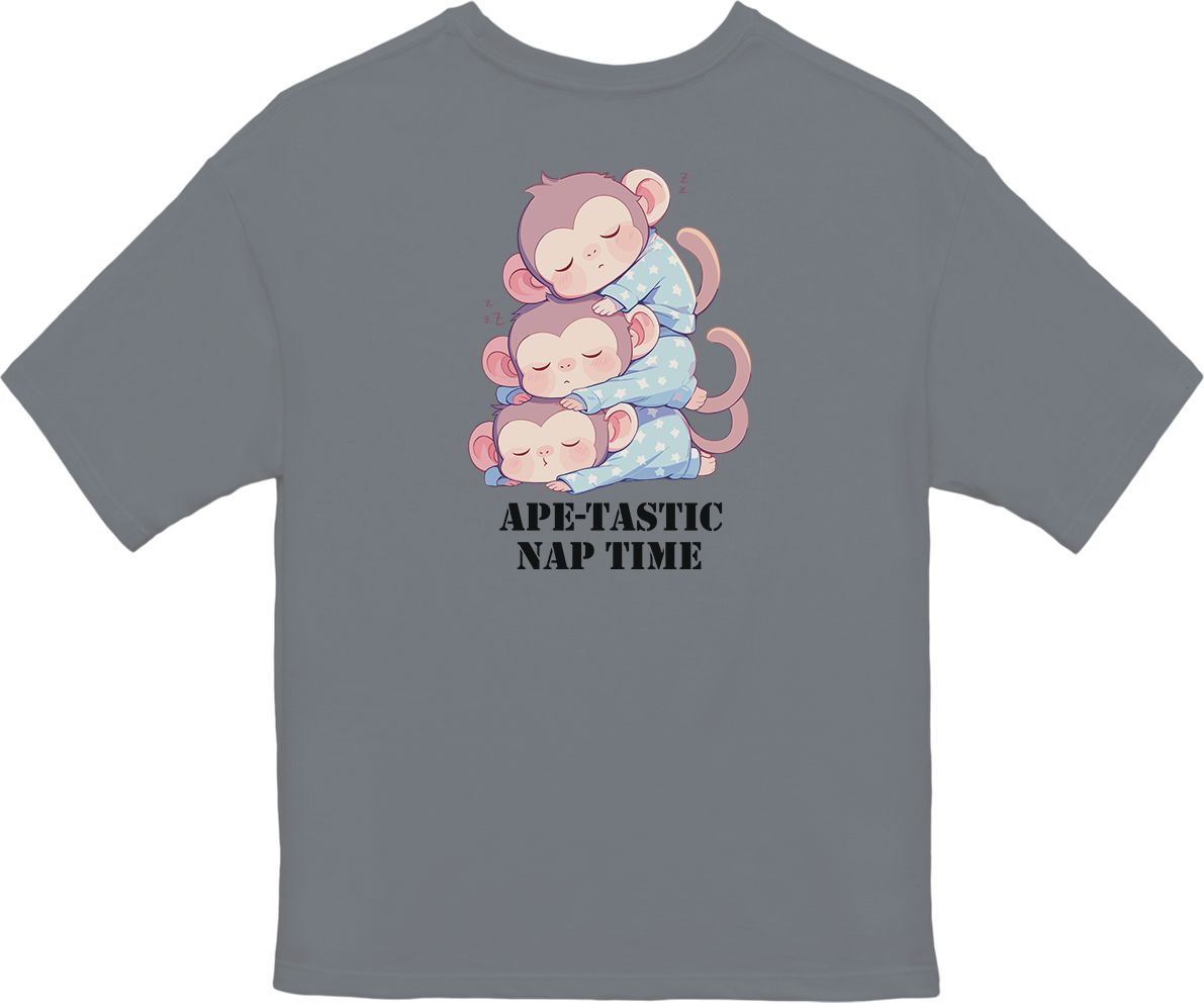 100% Cotton Oversized Tee | Kawaii-Ape-003