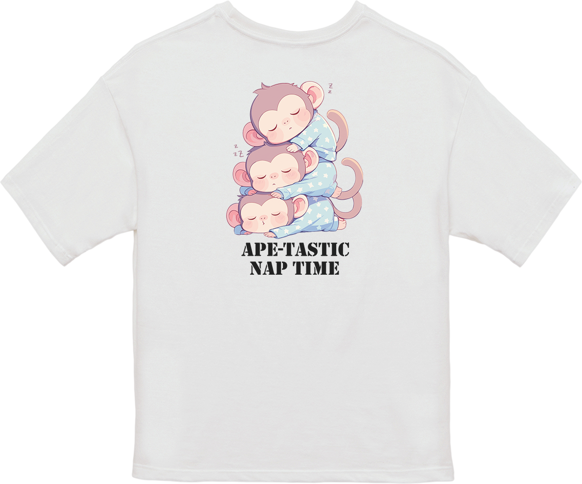 100% Cotton Oversized Tee | Kawaii-Ape-003