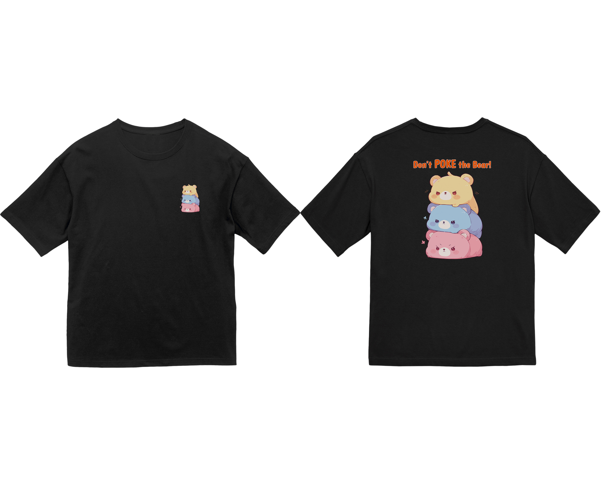 100%纯棉超大T恤 | Kawaii-Bear-001