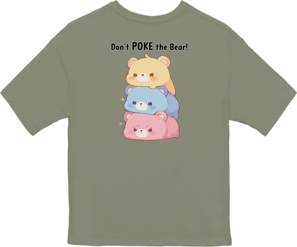 100% Cotton Oversized Tee | Kawaii-Bear-001