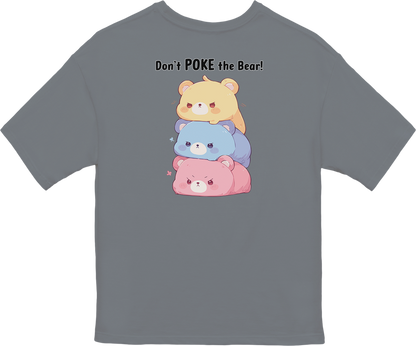 100% Cotton Oversized Tee | Kawaii-Bear-001