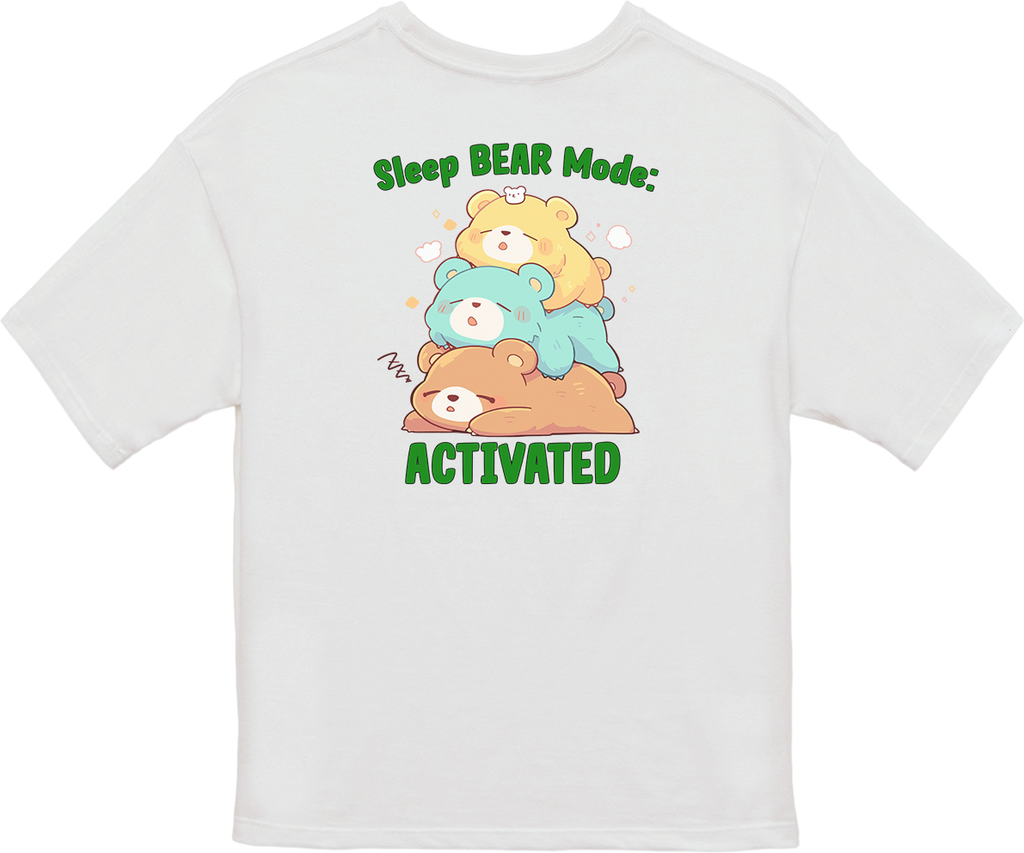 100%纯棉超大T恤 | Kawaii-Bear-003